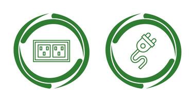 Socket and Plug Icon vector