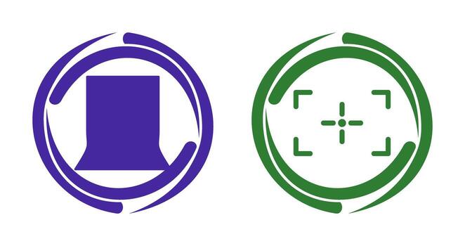 back stand and focus Icon vector