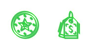 Recommended and Price Tag Icon vector