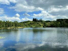 A view of the Lake District at Tarn Howes photo