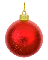 3d illustrazione Natale palla png