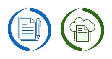 Document and File Icon vector