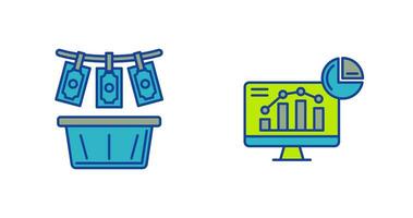 Money Laundering and Monitering Icon vector