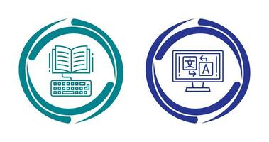 Study and Language Icon vector