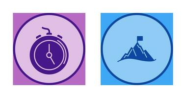 Deadline and Mission Icon vector