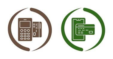 Card Machine and Payment Icon vector