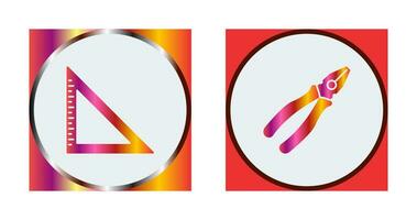 Set Sequare Icon vector