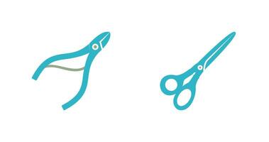 Nippers and Scissors Icon vector