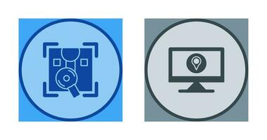 Order Tracking and Location Icon vector
