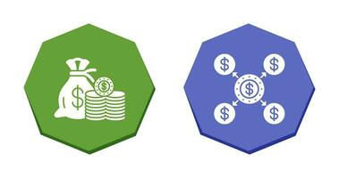 Saving and Distribution Icon vector