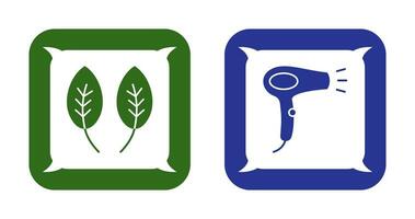 Herb and Hair removal Icon vector