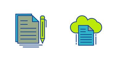 Document and File Icon vector