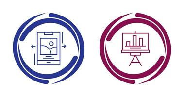 Swipe and Finance Icon vector