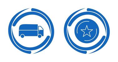 favorite and home delivery  Icon vector