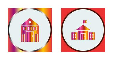 Building and Presidentitial Icon vector
