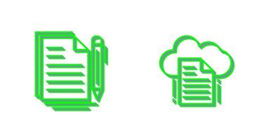 Document and File Icon vector