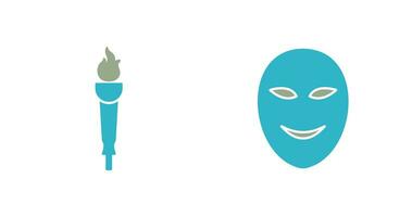 Museum Torch and Ancient Icon vector