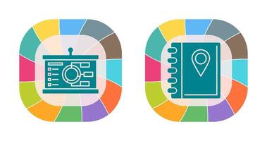 Presentation and Address Icon vector