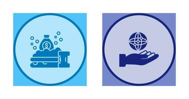 Money Laundering and Management Icon vector