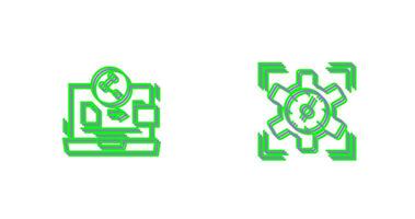 File Share and SEO Performance Icon vector