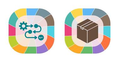 Process and Package Icon vector