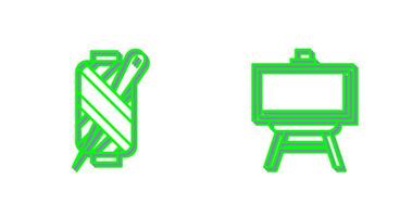 Needle and Easel Icon vector