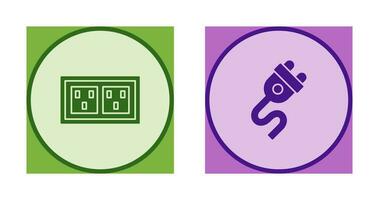 Socket and Plug Icon vector