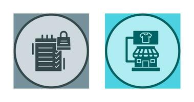 Shopping and Store Icon vector