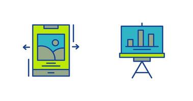 Swipe and Finance Icon vector