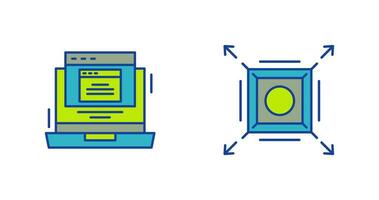 Pop Up and Maximize Icon vector