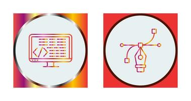 Coding and Vector Icon