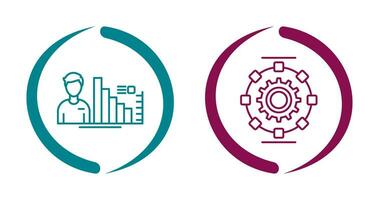 Consulting and Automated  Icon vector