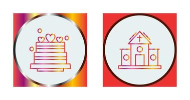 Wedding and Church Icon vector