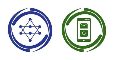 Networks and Mobile Applications Icon vector