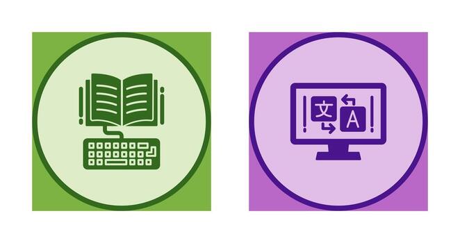 Study and Language Icon vector