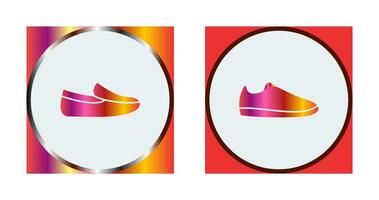 Mens Loafers and Casual Shoes Icon vector