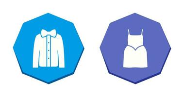 Shirt with Bow and Party Icon vector