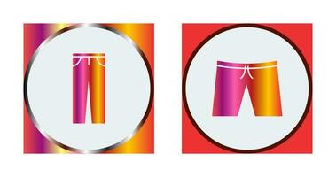 Pants and Shorts  Icon vector
