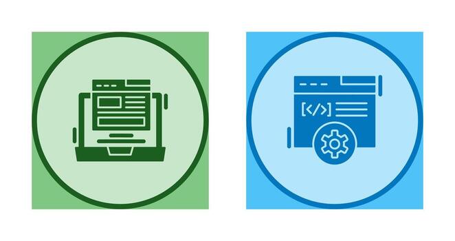 diseño y desarrollo icono vector