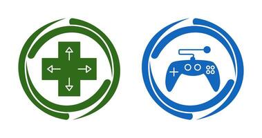 Direction Key and Gaming Control Icon vector