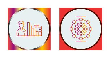 Consulting and Automated  Icon vector
