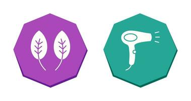 Herb and Hair removal Icon vector