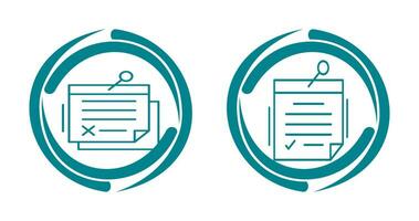Note and Note Icon vector