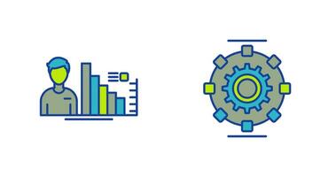 Consulting and Automated  Icon vector