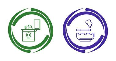 Zippo and Cigarette Icon vector