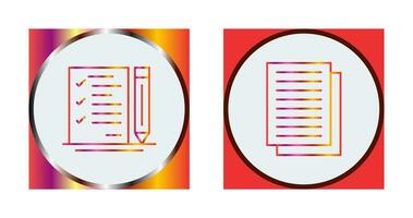 Agreement and Document Icon vector