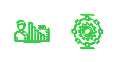Consulting and Automated  Icon vector