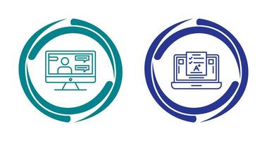 Internet y puntuaciones icono vector