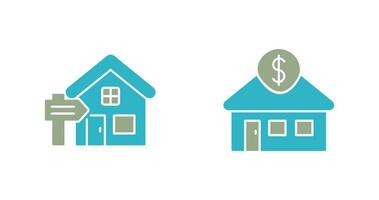 Rent and Residential Icon vector