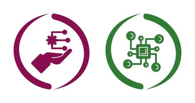 Plannng and Connection Icon vector